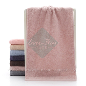 China pink bath towels Manufacturer Bulk Promotional Cotton Sport Towels Supplier
